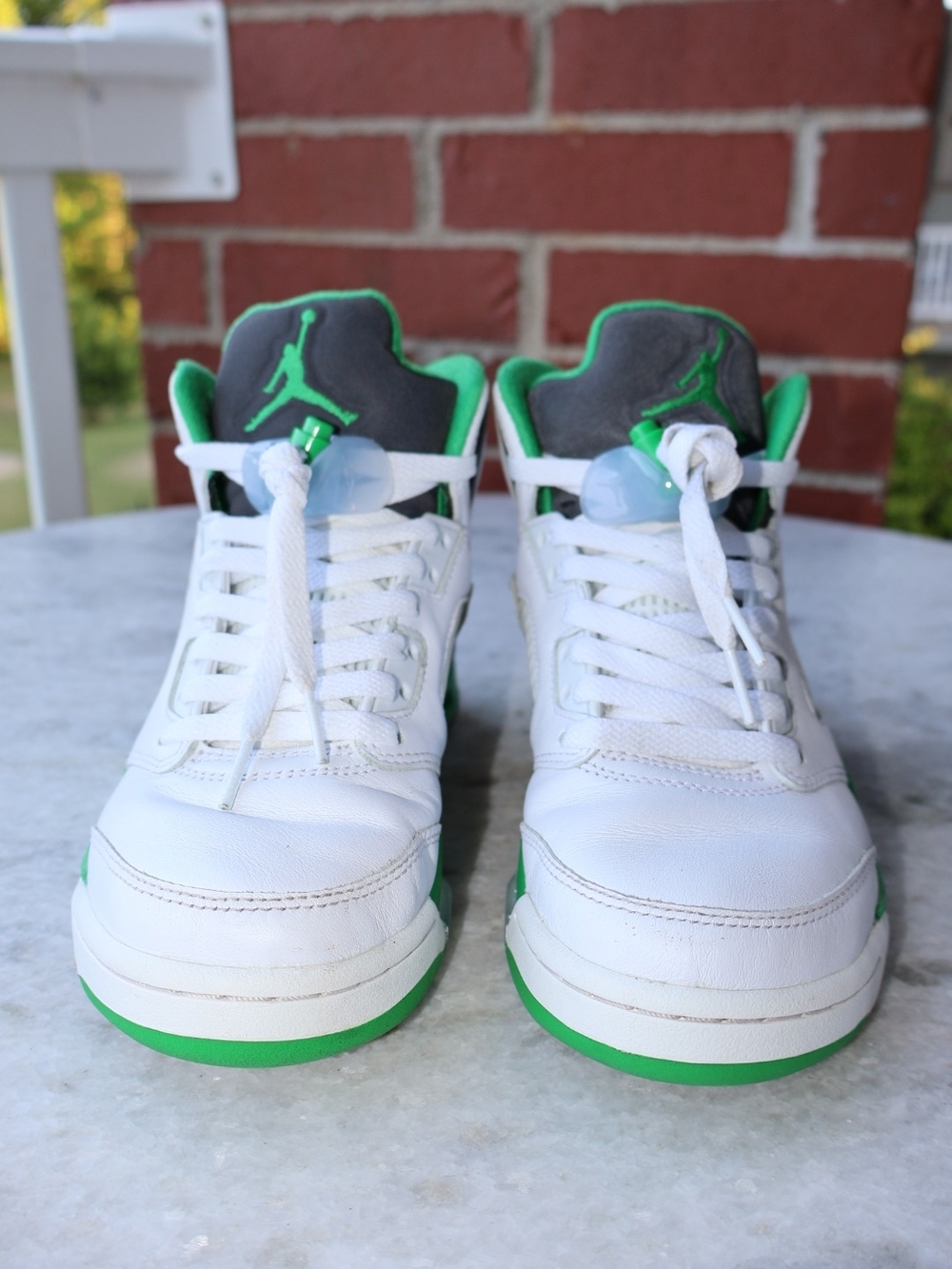 Nike Air Jordan 5 Retro "Lucky Green" - Picture 3 of 8